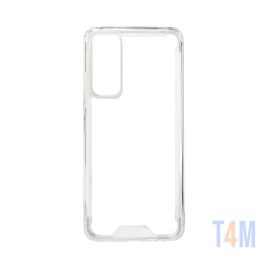 Funda de Silicona con Esquinas Duras para Huawei P Smart 2021/Y7a Transparente